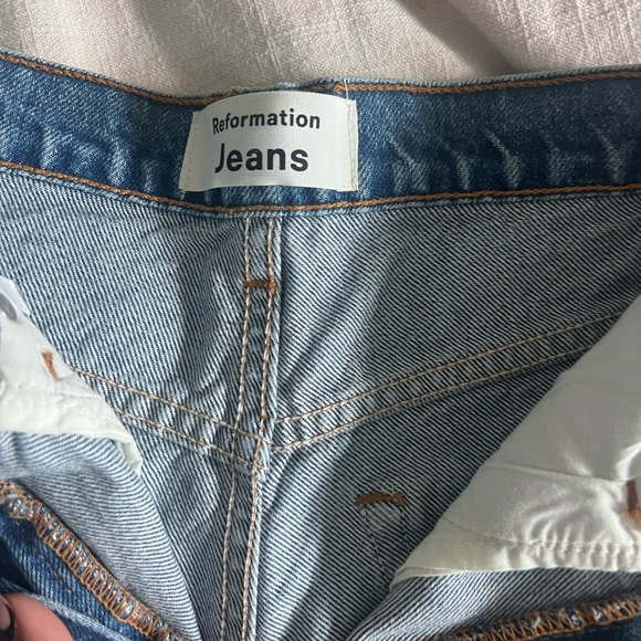 Reformation ankle tie jeans NWT - Picture 5 of 5